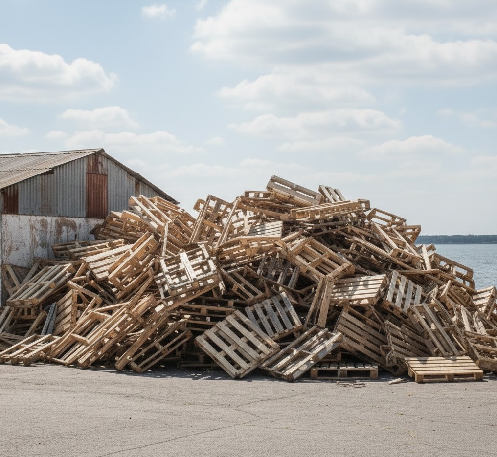 Professional pallet sorting facility